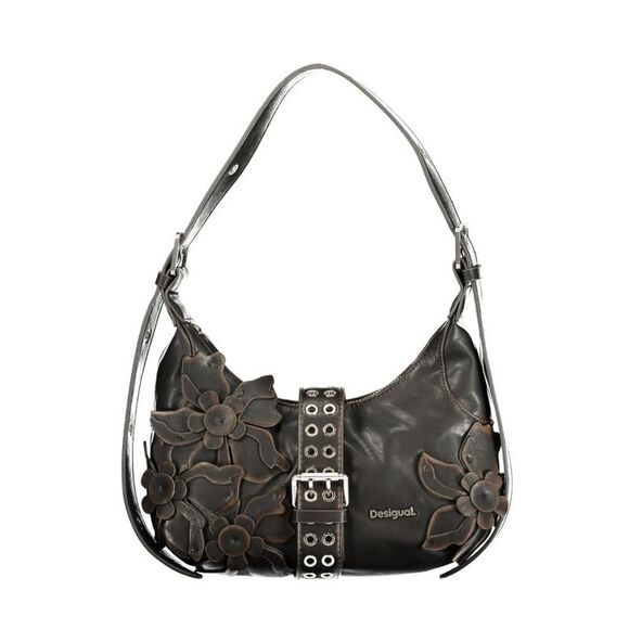 Desigual Handbags - Desigual Marrone Polyurethane Women's Shoulder Women's Bag